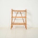 Scandinavian Bamboo Magazine Rack, 1960s