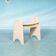 Vintage pine stool, Swedish design by Gilbert Marklund, 1960s.