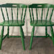 Pair of 1970s bistro chairs