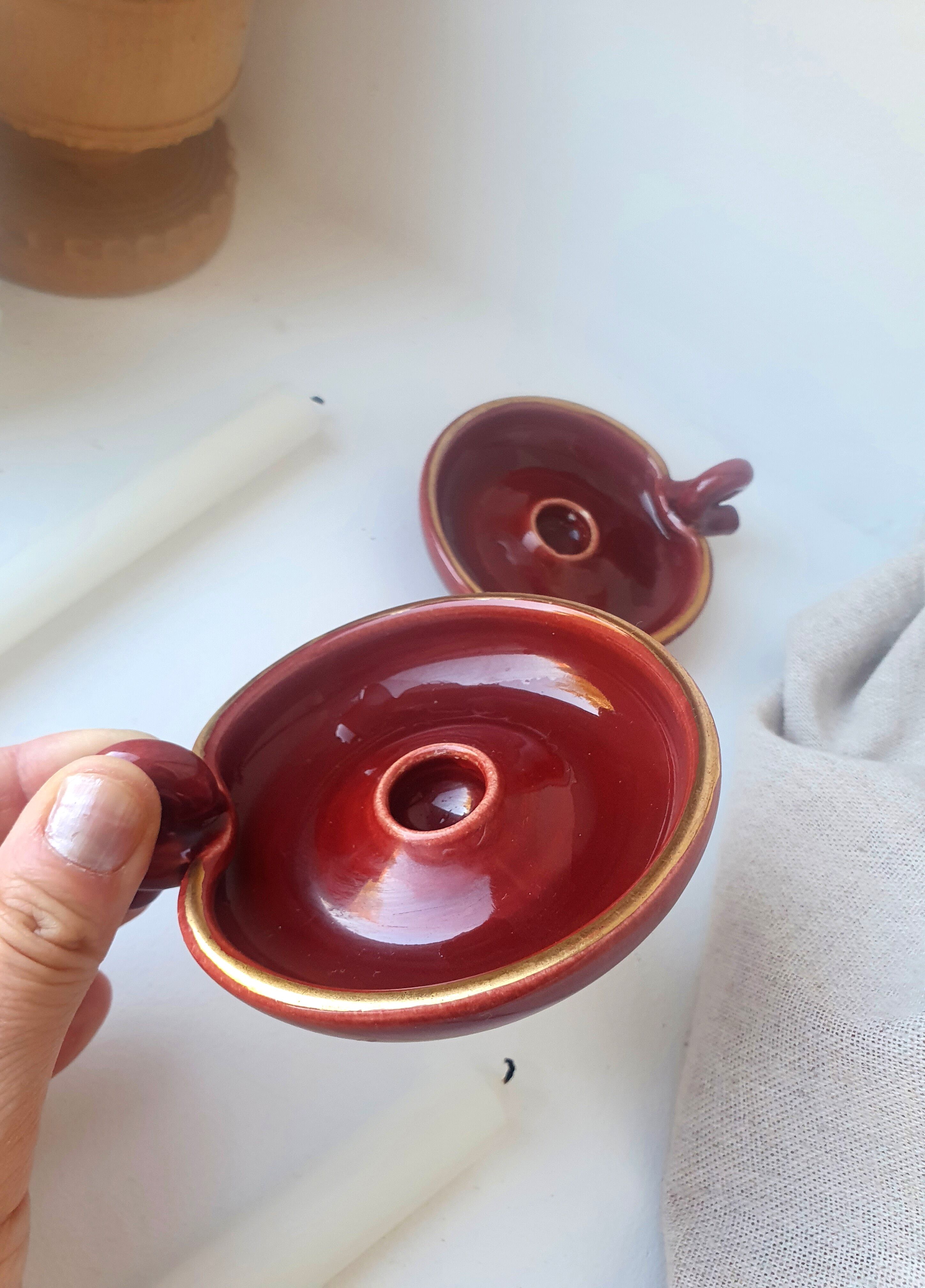 Pair of candle holders 50s