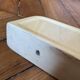 Antique earthenware bathroom wall shelf