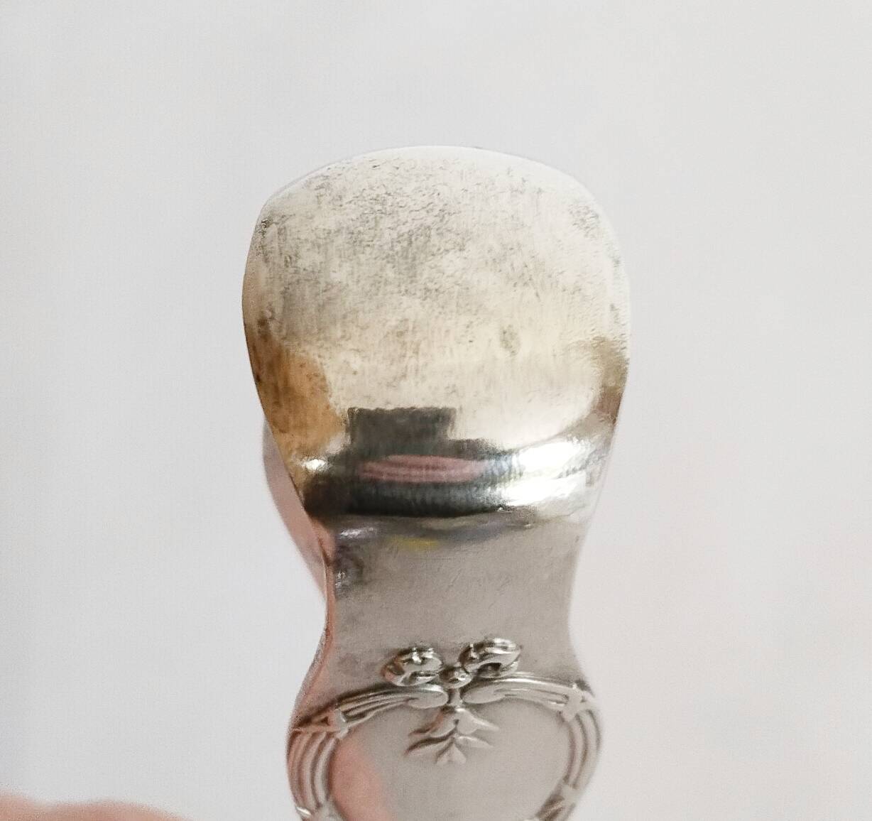 Silver-plated metal sugar or ice cube tongs, lion paws (ref 4)