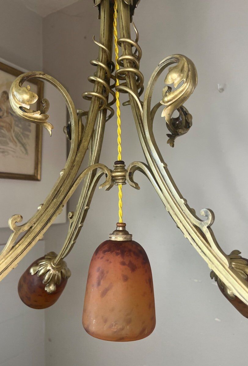 Lustre Art Nouveau Daum