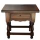 Solid oak bedside table, 59x37x57cm