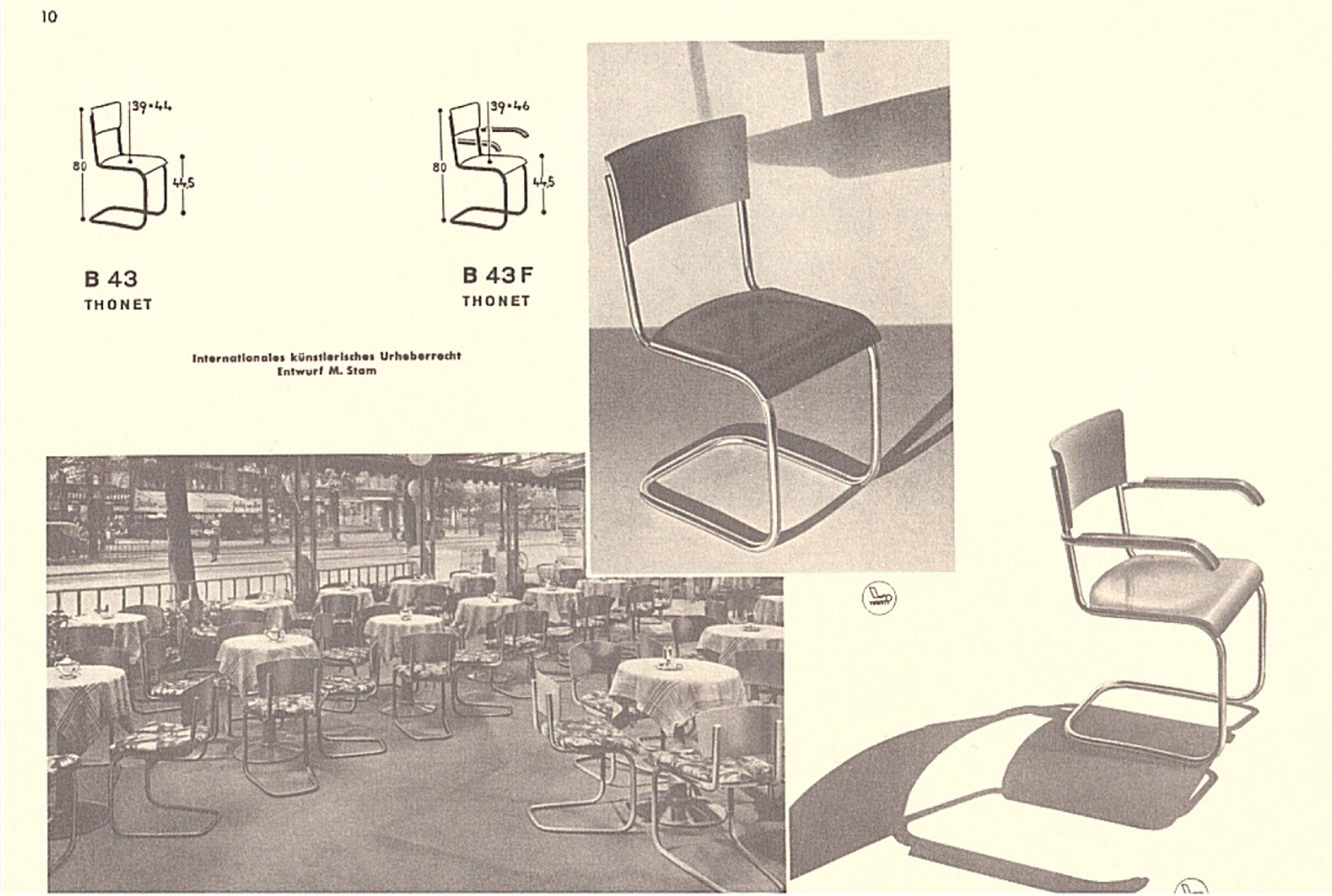 Modernist Cantilever Chair