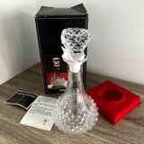 Cristal d'Arques carafe, "Maintenon" model, 1980s