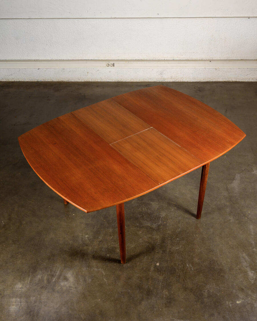 Table en teck rallonge papillon