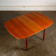 Table en teck rallonge papillon