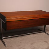 'Action office desk'  in walnut  designed by George Nelson  for Herman Miller - US - 1960's