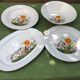 Saladier et 3 plats porcelaine Winterling Bavaria vintage