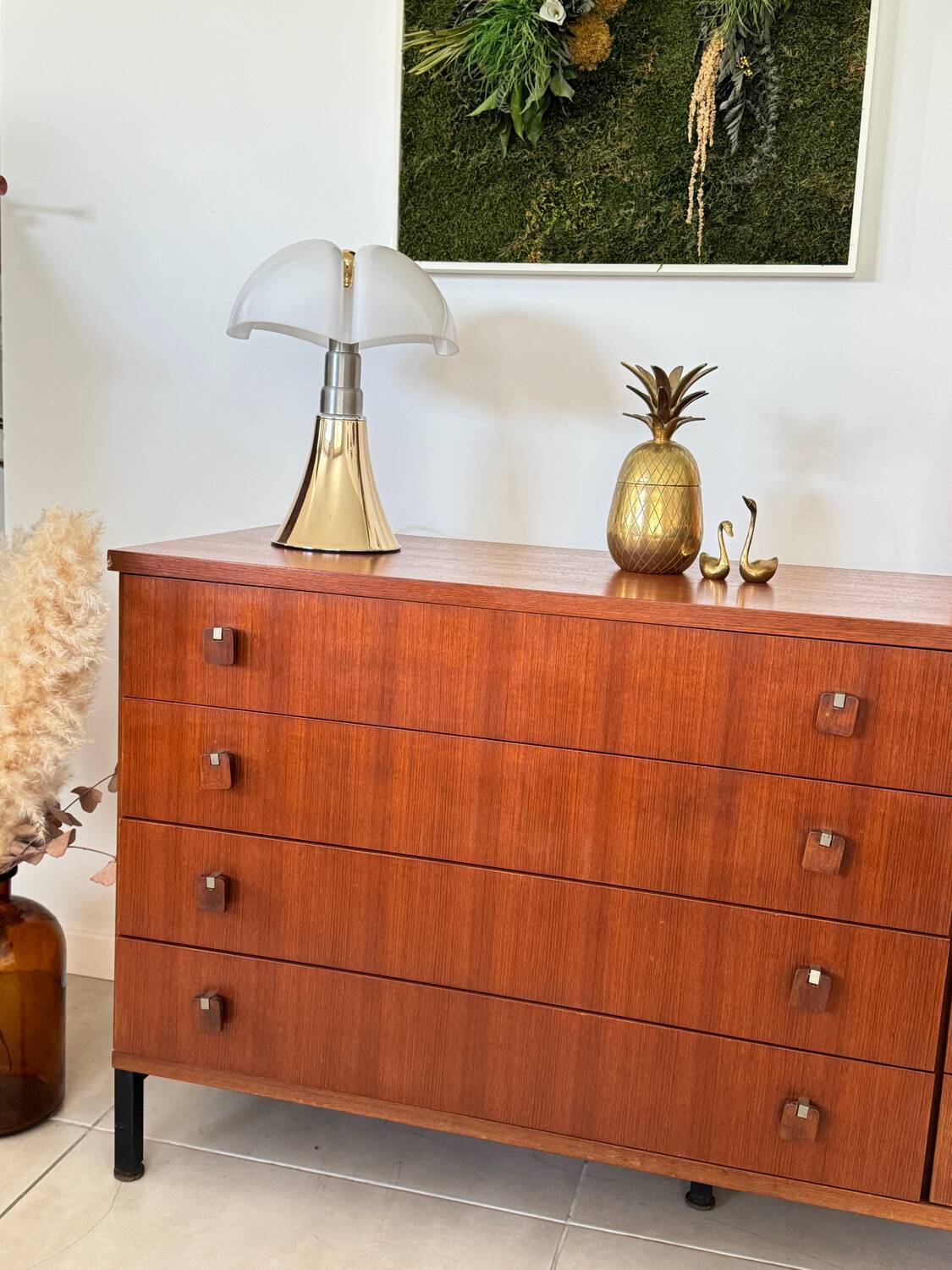 Vintage Scandinavian teak sideboard