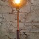 Lampadaire en teck du milieu du siècle