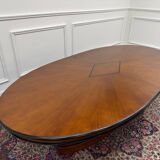 English Globe Wernicke Style Art Deco Conference Table