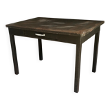 Metal table with drawer, industrial or military.
