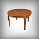 Large Moroccan Tea Table in Marquetry – 20th Century