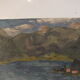 Oil on cardboard - Paysage de Montagne Duingt 1937 Lac d'Annecy