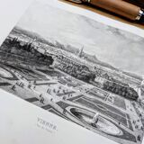 Vienna, Austria Vintage Engraving, 1841 Authentic.