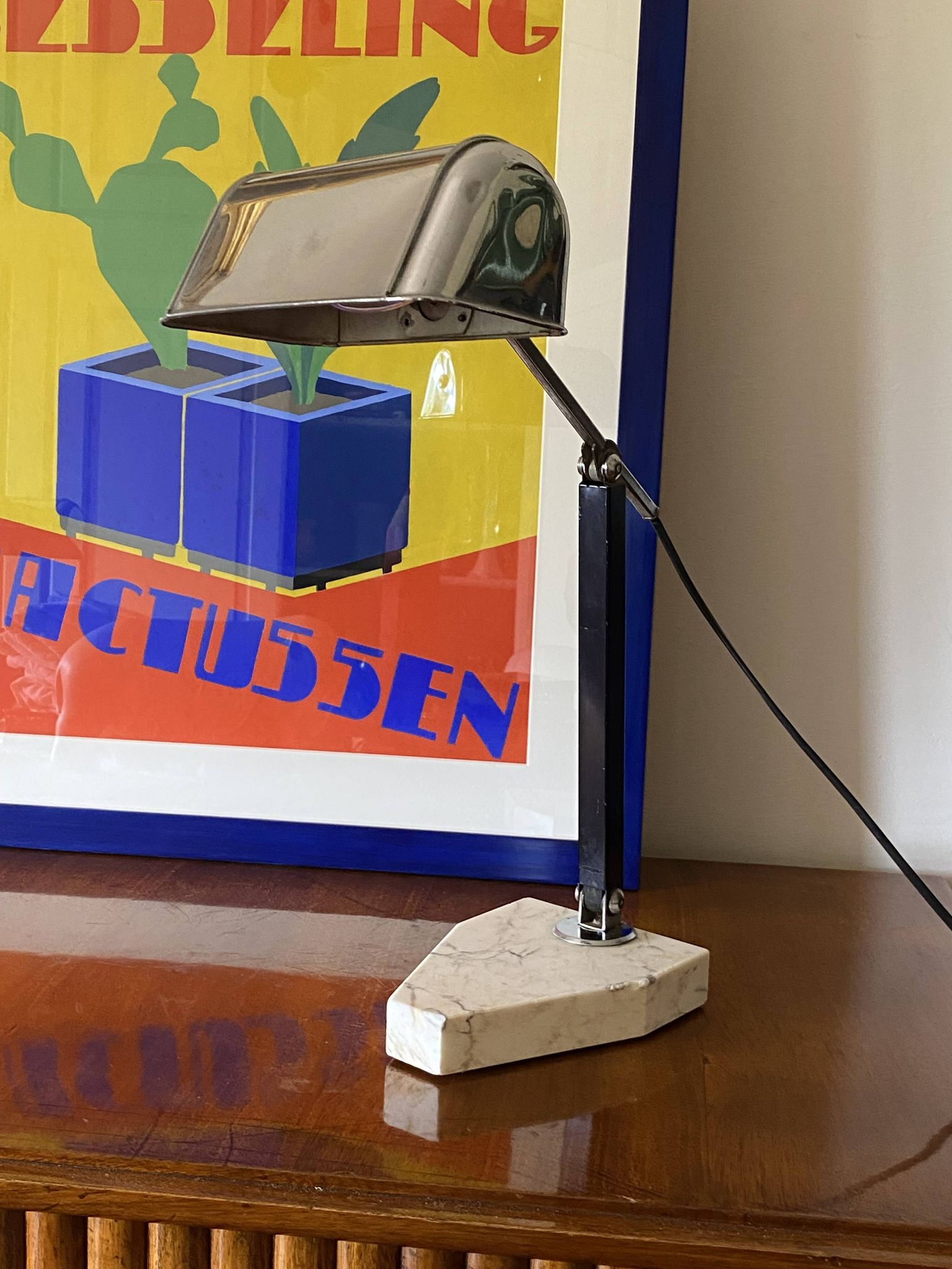 Lampe de bureau Art Déco, Fare France, vers 1930