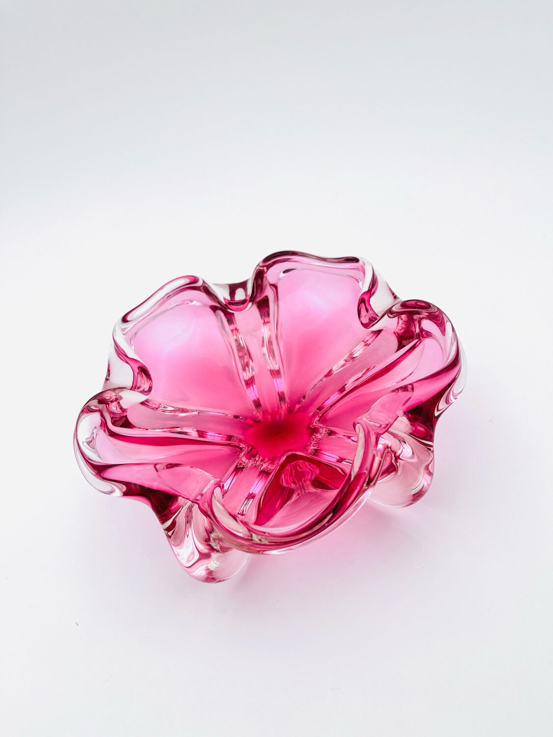 "Fleur" Mid-Century Coupe in Bohemian Crystal – Josef Hospodka - 1960