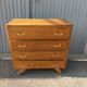 Vintage chest of drawers 4 drawers feet compass
