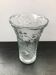 Vase design verre moulé décor cerises vintage