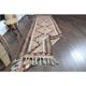 Handwoven Orange Wool Turkish Oushak Runner Rug 99x343
