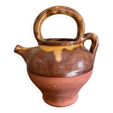 Cruche ancienne en terre cuite vernissée