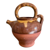 Cruche ancienne en terre cuite vernissée