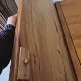 Dining room set table and 6 chairs Maison Regain in Elm