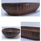 Solid wood pocket emptier, gouged