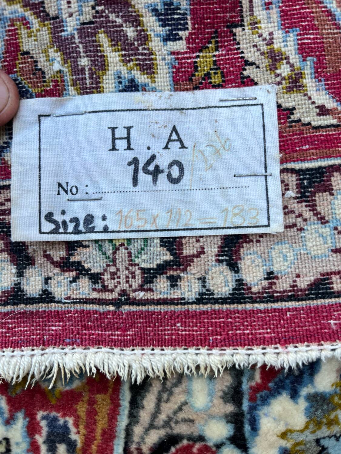 Large antique Persian rug