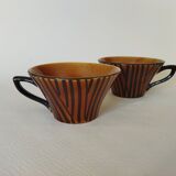 Sarreguemines "Domino" cups