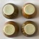 Four Digoin golden sandstone bowls