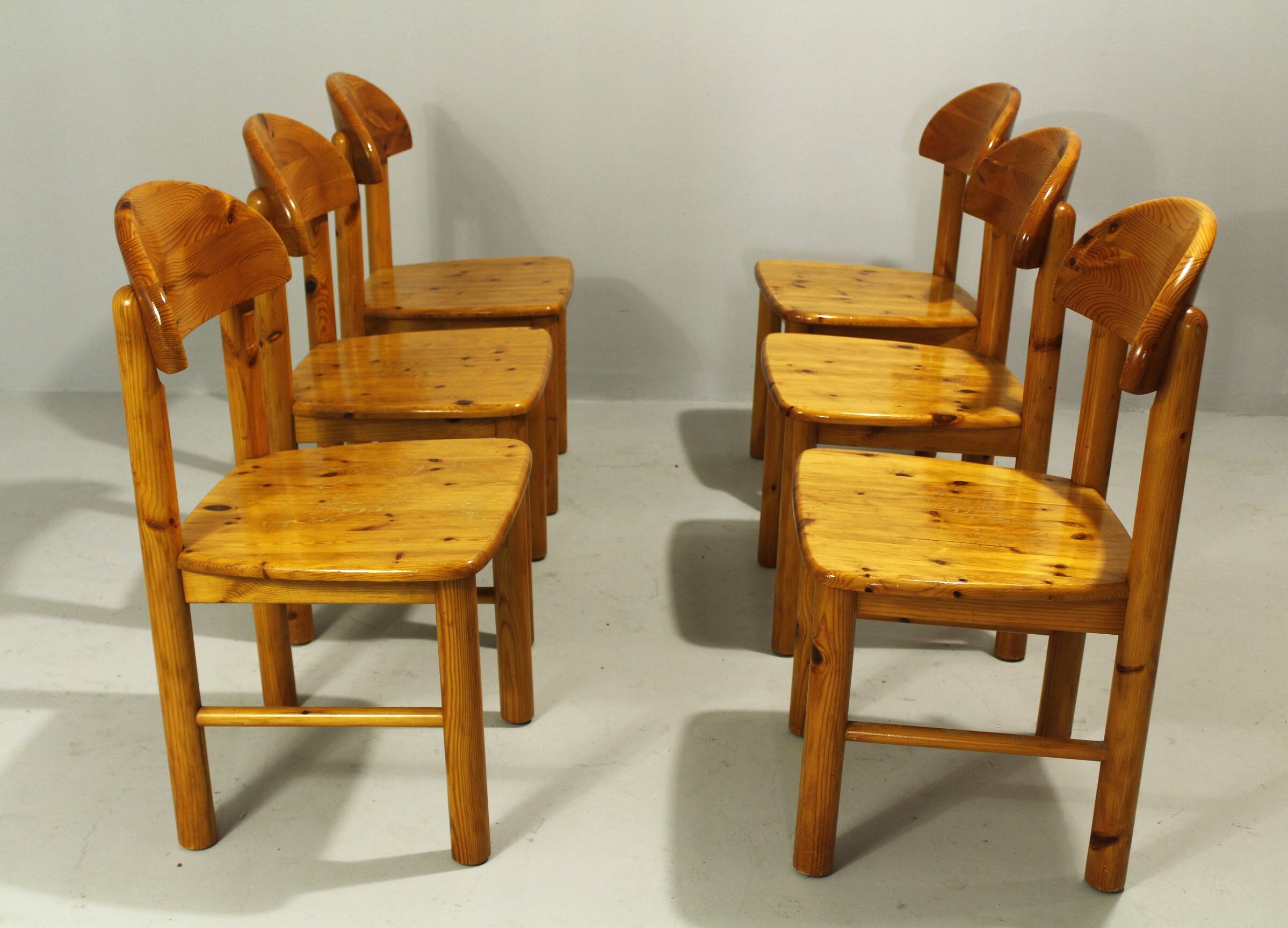 Chairs attributed to Rainer Daumiller, 1970s, Set of 6