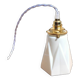 Lampe baladeuse vintage tulipe opaline et laiton