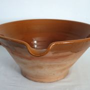 Glazed terracotta terracotta bowl, diameter 38cm