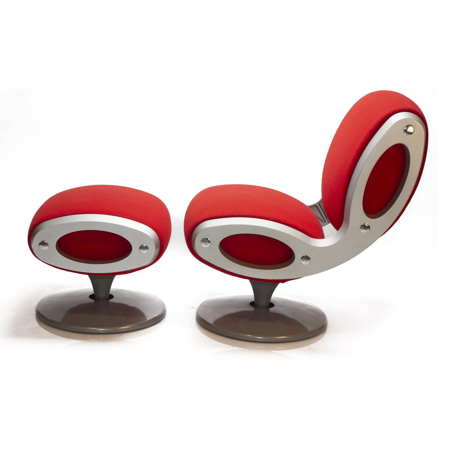 Gluon chair et ottoman par Marc Newson, édition Moroso Italy