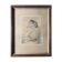 Henri Ryland, Portrait of a young woman, engraving, nineteenth century