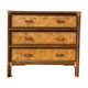Rattan and vintage bamboo chest of drawers