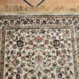 Old Kashmir rug. silk. 150 x 68 cm.