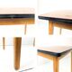 Bureau d’enfant vintage Mid-Century en bois table d’écolier rétro pour cham