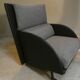 Postmodern armchair attributed to Paolo Nava for Flexform, Italy 1985.