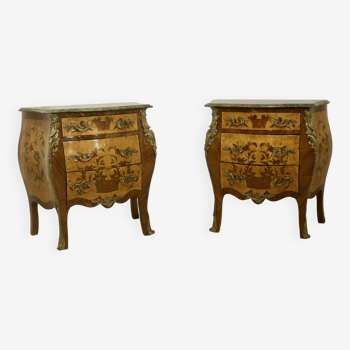 Paire de commodes d'époque Napoléon III