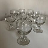 Set de 8 verres ballon 19e