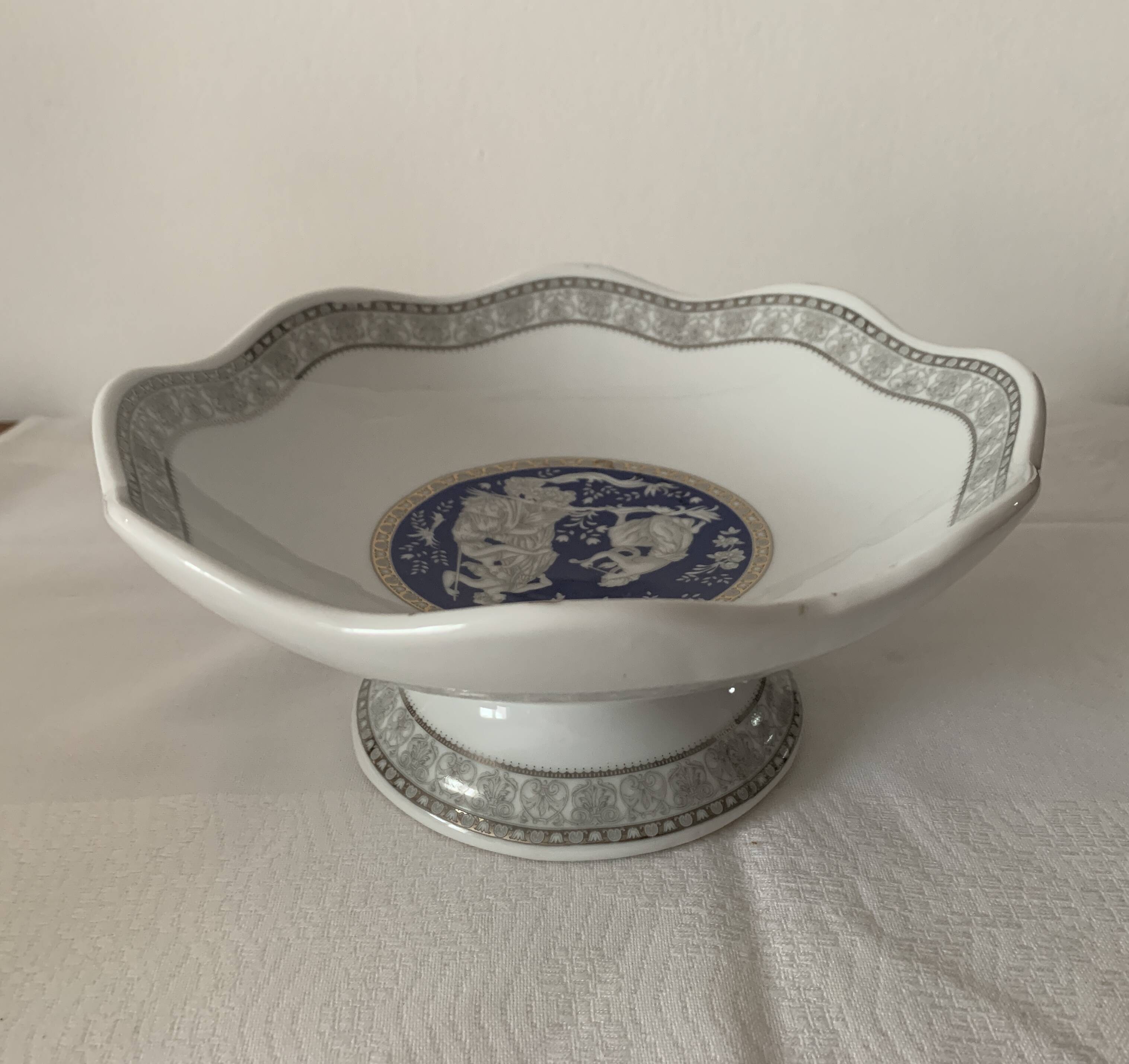 Belle Epoque porcelain compote bowl
