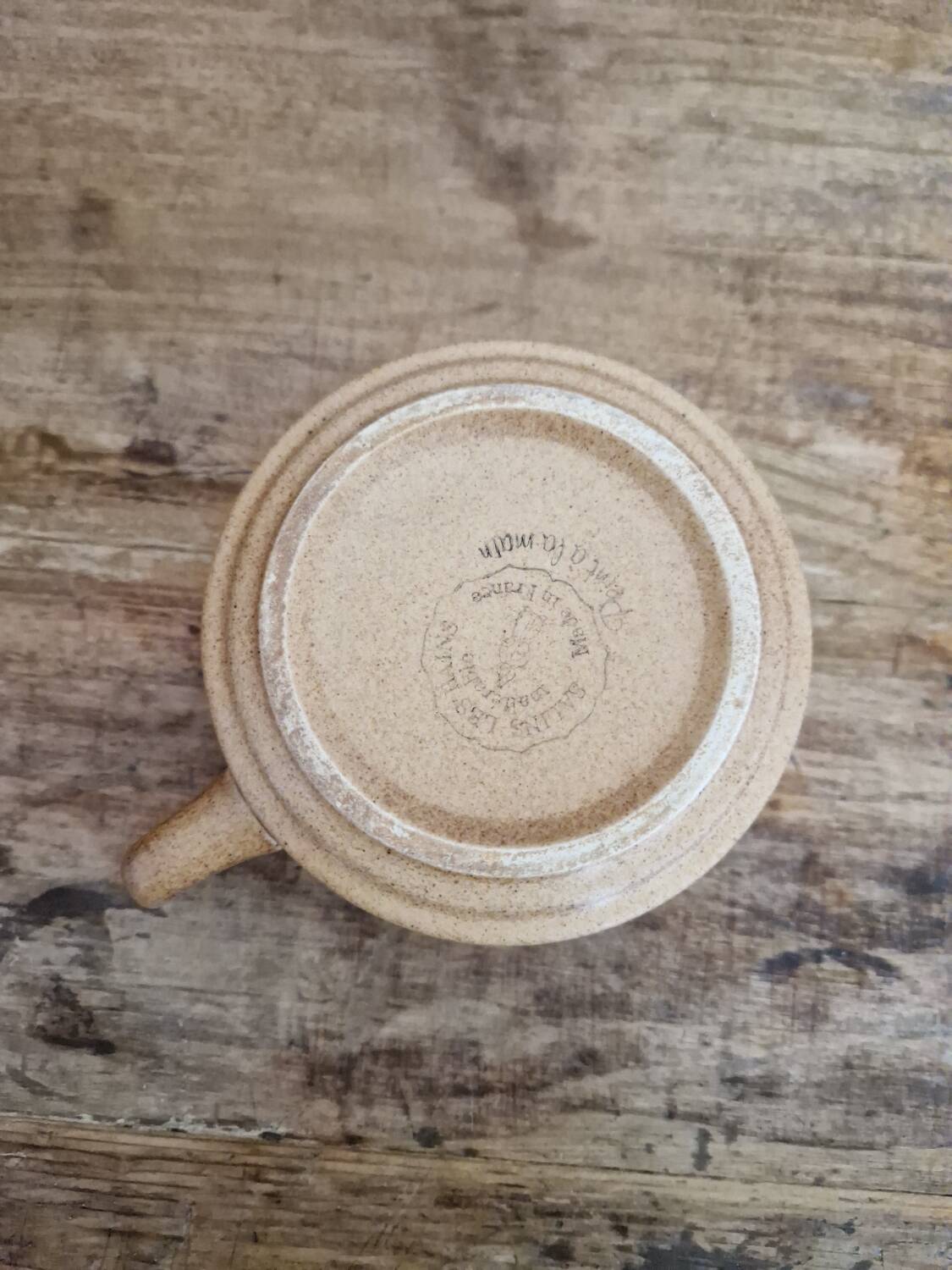 Tasse vintage en grès, France