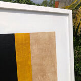 Set de 4 peintures abstraites