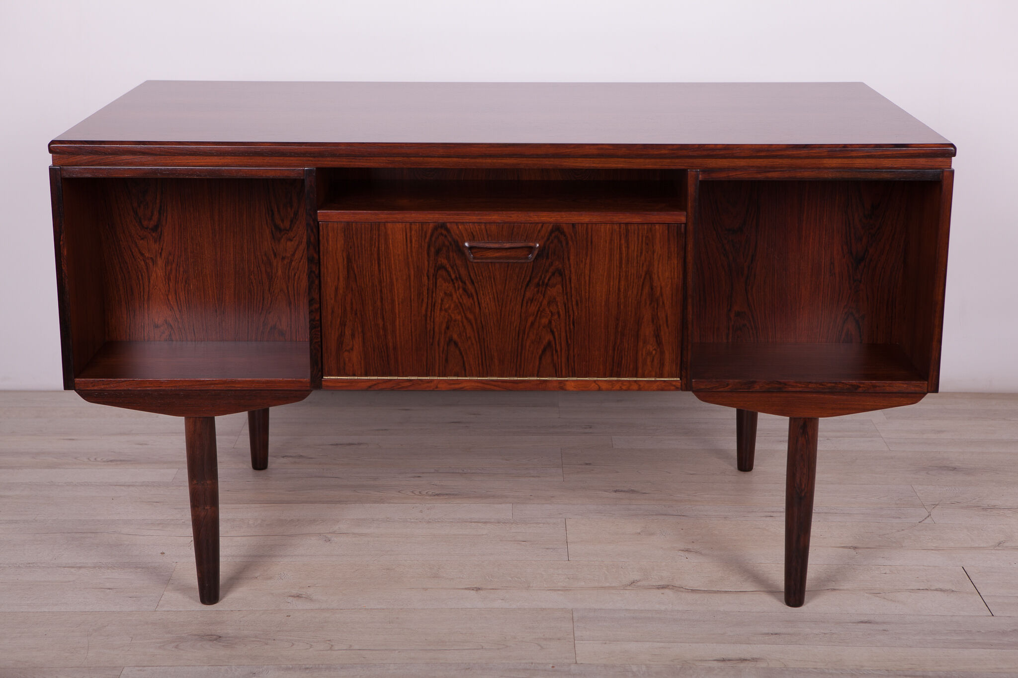 Rosewood desk by J. Svenstrup for A.P Mobler, 1960s