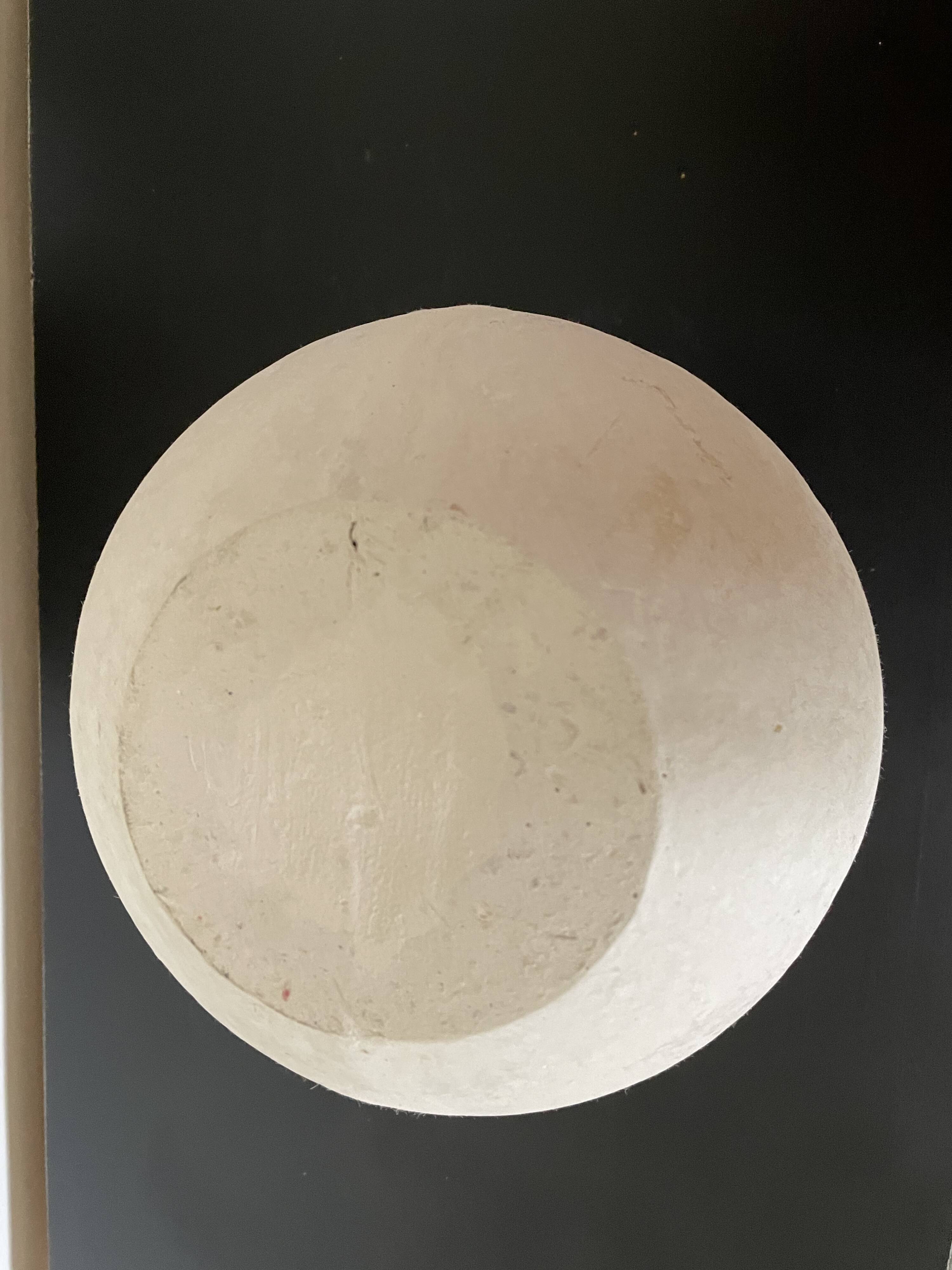 Vase rond papier mâché H23 x L28
