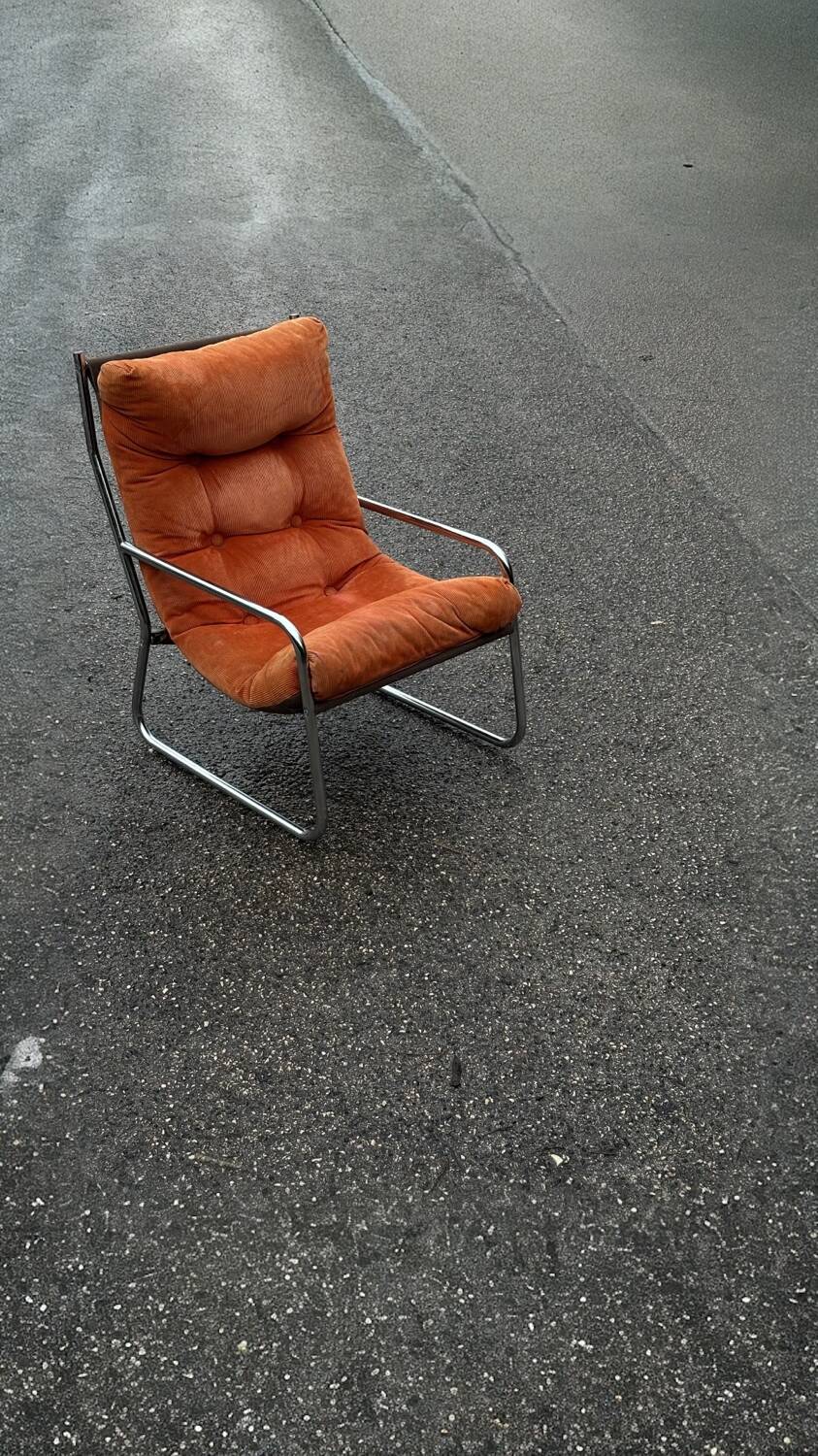 Scandinavian armchair Gillis Lundgren for IKEA, Sweden 1970